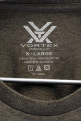 Vortex Optics Camo Logo T-Shirt Men’s XL Brown Short Sleeve Crew Neck Hunting