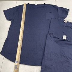 Fleece Factory Navy Blue Pocket Front Scoop Neck T Shirt 3 Packs Mens Size XXL