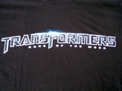 TRANSFORMERS Dark of the Moon Official Movie T-Shirt S Black Bumblebee Megatron