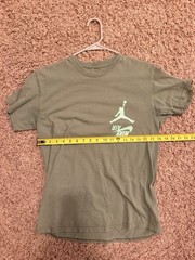 Jordan Travis Scott Highest Men’s Green Graphic Cotton Knit Tee Size M