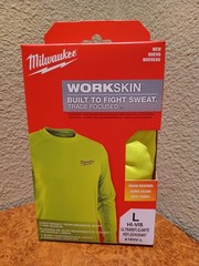 Milwaukee Workskin Lightweight Performance Shirt – Long Sleeve – Hi Vis Yellow L