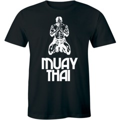 Muay Thai Fighting Shirt Fitness Exercise Training Gym Workout Men’s T-shirt Tee