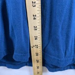 American Eagle Mens Y2K Long Sleeve T-Shirt XXL Turquoise Athletic Fit Logo 2013