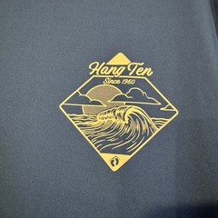Hang Ten Men’s Tidal XL T-Shirt Blue Long Sleeve Sun UPF 50+ Soft Feel Stretch