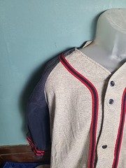 Vintage Baseball Jersey Badger Sport Made USA Size XL #19 Cardinals Sluggerbird
