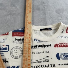 Louis Vuitton Lover Logos T-Shirt Size L Japan Exclusive Short Sleeve Italy Made