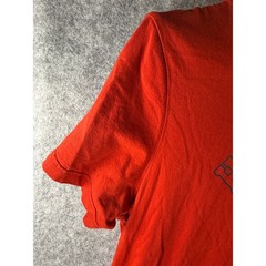 Hurley Mens Red Athletic Dept Graphic T-Shirt Large Short Sleeve Crew Neck