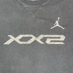 Y2K Nike Air Jordan Shirt Mens Large Black XX2 22 Basketball Jumpman Hip Hop VTG