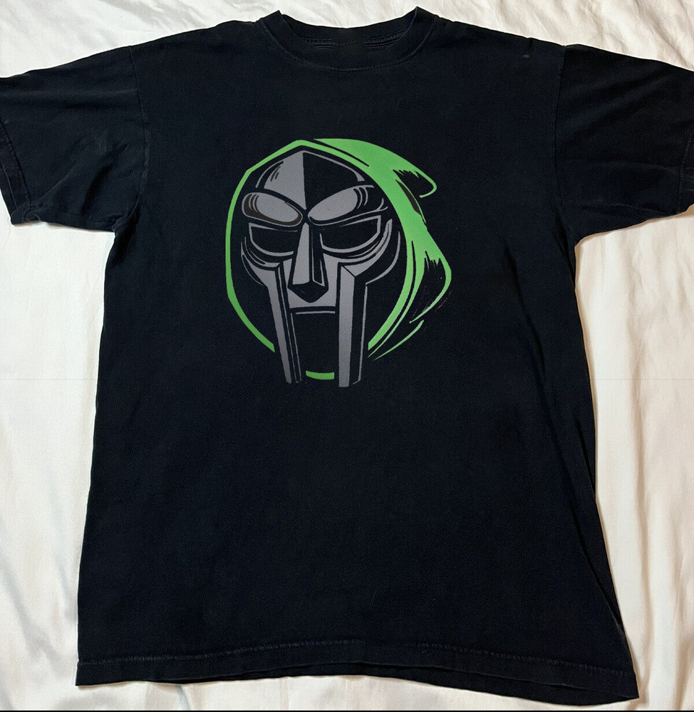 MF Doom Mask Black Cotton T-Shirt Full size S-5XL Gift For Fans HL898