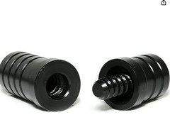 Y2Play Threaded Plastic Radial Joint Protectors – Black