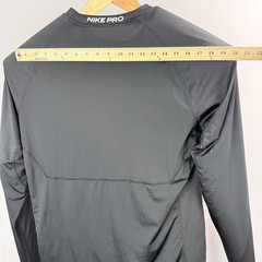 Nike PRO Athletic Long Sleeve Shirt Mens XL Slim Fit Black Stretch DRI-FIT