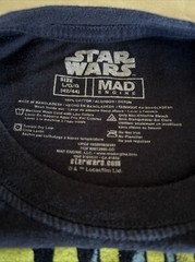 Star Wars Mandalorian Mando & Grogu Navy Graphic Mens T-Shirt Size L (42-44)