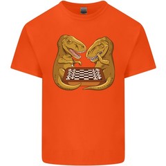 Chess T-Rex Dinosaur Mens Light Cotton T-Shirt