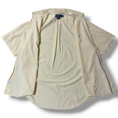 Ralph Lauren BLAKE Seersucker Gingham Check Short Sleeve Shirt Yellow for 14Y+