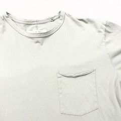 Rag and Bone Shirt Mens Medium Light Green Single Stitch 100% Cotton Pocket Tee