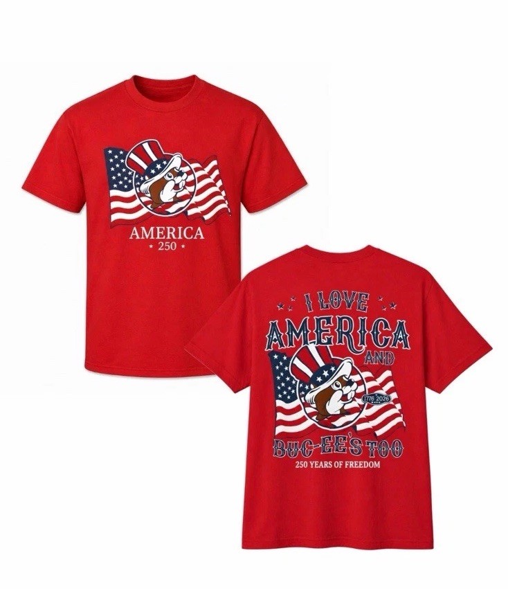 250th Anniversary America 4th of July 2026 Buc-ees T-shirt Viral Tee Texan Gift