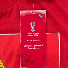 FIFA World Cup Qatar 2022 Mens XL T-Shirt Red Portugal Flag Soccer Outerstuff