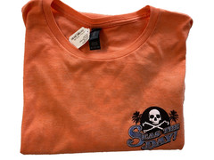 JOE BLOW TEES from SHERPERS “SEAS THE DAY!”, 2XL, TANGERINE, NWT & FREE SHIP