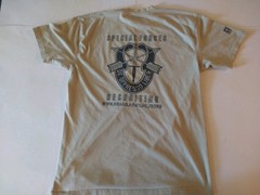 Zorrel US Army Special Forces Shirt Large L Bragg SORB Military Recruiting Tan