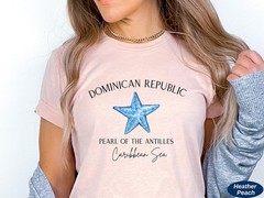 Dominican Republic Shirt Travel Gift for Caribbean Sea Trip Lovers Souvenir Tee