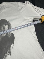 Taylor Swift Shirt Mens Large White Long Sleeve Reputation Stadium Tour Graphic