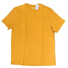 NWT J. Crew Men’s Dried Saffron Gold Washed Jersey Crewneck Tee – SIZE LARGE