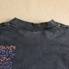 Soundgarden Superunknown European Tour ’94 Print Tshirt Tee Faded Black XL