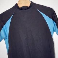 Adidas Tee Mens XL Black Blue Climacool T-Shirt Athletic Tri Striped Soccer