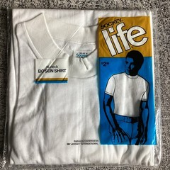 Vtg 1972 Jockey Life Bosun High Neck T-Shirt NOS Deadstock 70s Blank White Tee