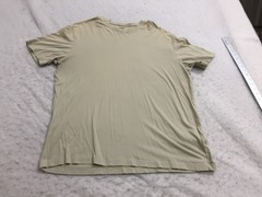 Dockers T Shirt Mens XL Beige Tan Short Sleeve Crew Neck