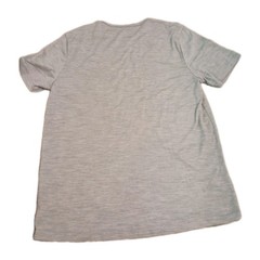 Unbound Merino T-shirt 100% Merino Wool Grey Heather Mens Size L
