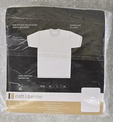 Vtg Y2K Croft & Barrow 6-Pack Cotton Crew Neck T-Shirts Tighty Whities Underwear