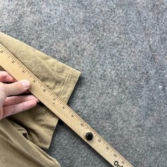 The North Face Shirt Mens Medium Khaki Crewneck Bulls Tan Beige Cotton Print