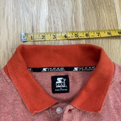VTG Starter Clemson Tigers Polo Shirt Size XL Textured Fabric 90s 80s College