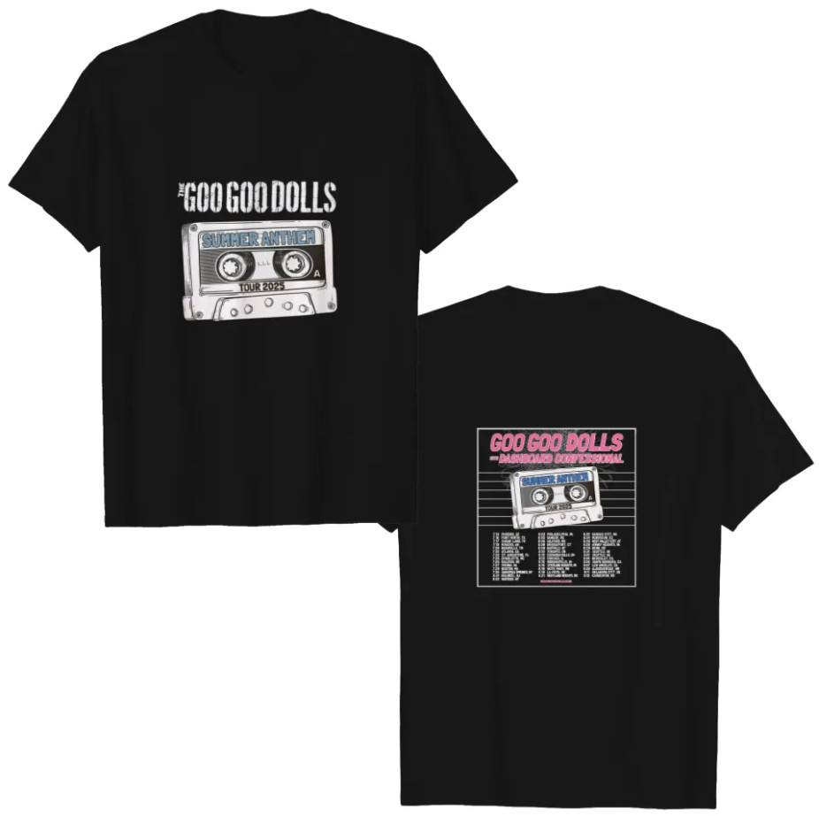 Goo Goo Dolls 2025 Summer Tour Two-Sided Graphic Shirt