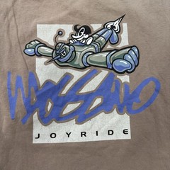 Vintage 90s Single Stich Brown Mossimo Joy Ride Shirt Made In USA Brown