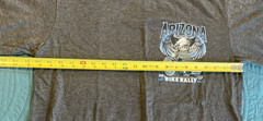 2017 Arizona bike rally T-shirt eagle graphic, Suna, Dark Gray Large