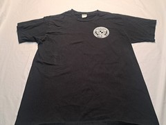 Audaces Fortuna Juvat T Shirt Size Large Black Mission First
