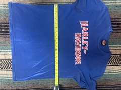 Born Free Harley Davidson Oak Canyon Ranch Shirt, Med, 28 in Long 21 in Wide
