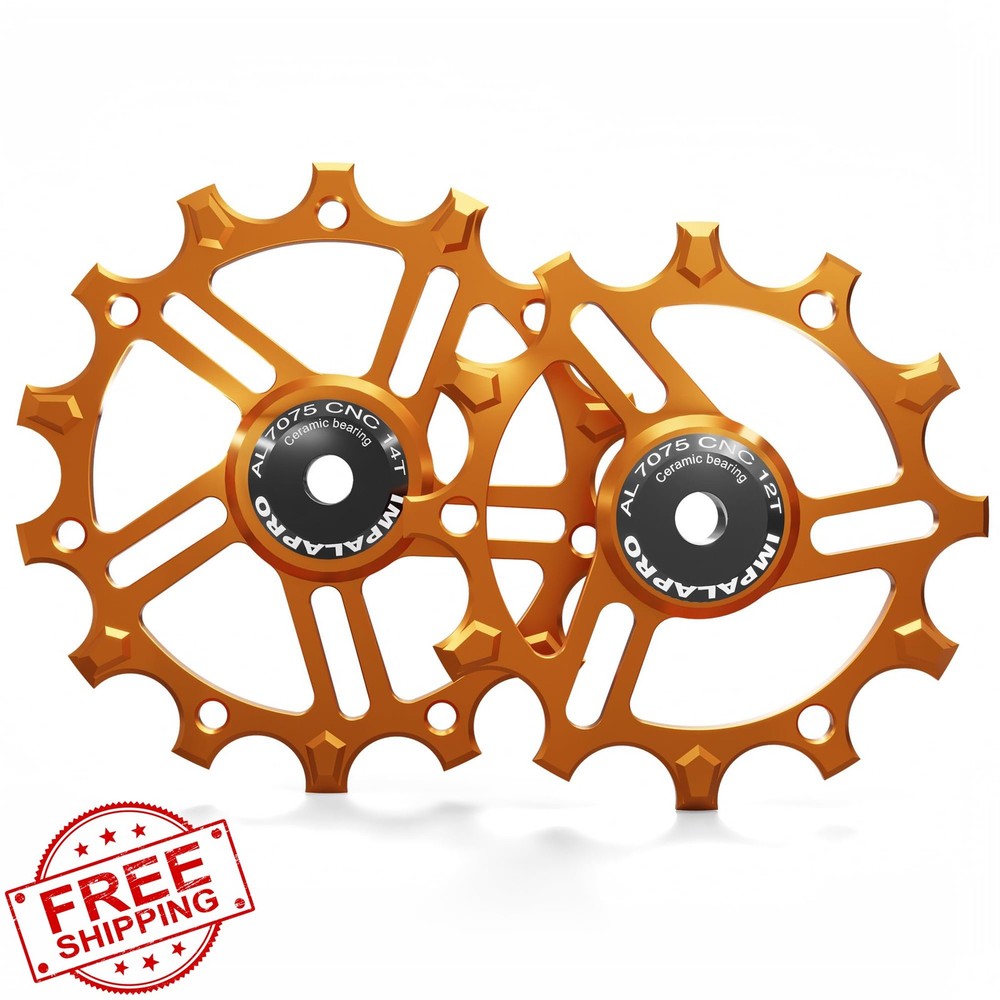 IMPALAPRO Jockey Wheels 12T-14T Orange