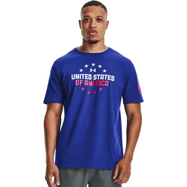Mens Under Armour UA Freedom USA Chest Logo T-Shirt – XXL/XL/Large – NWT