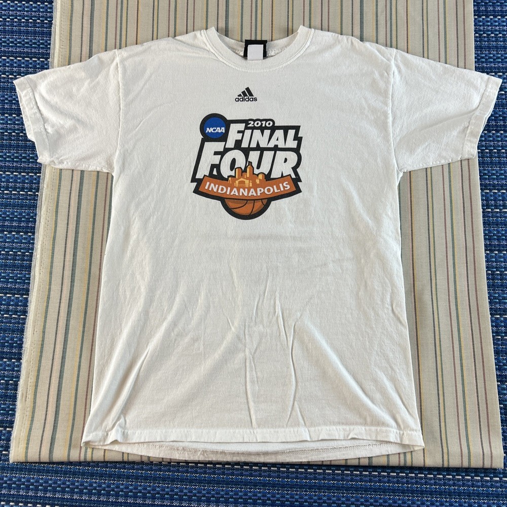 NCAA 2010 Final Four Sweet 16 Shirt Mens Small White Adidas Indianapolis #7468