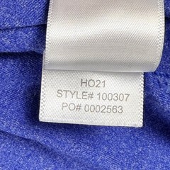 Rhone Reign Long Sleeve Shirt Men XL Blue Heather Synthetic Performance 100307