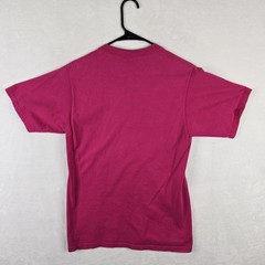 Vintage 1991 The Wildside Floral Pink Short Sleeve T-Shirt Size M Cotton Jerzees