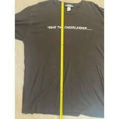 Vtg NBC Heroes TV Show Save the Cheerleader Save the World T-Shirt Black 2XL xxl
