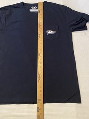 Ronald Reagan XXL Rowdy Gentleman black baseball pocket tee shirt