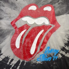 Vintage Rolling Stones Shirt Mens Large Black 1989 Steel Wheels Tour Faded 80s