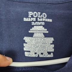 Polo Ralph Lauren Shirt Mens XL Navy Blue Classic Fit Pony Logo Crewneck Cotton