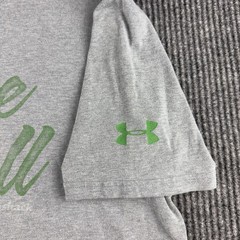 Under Armour Mens Caddyshack Be The Ball Golf Graphic T-Shirt Gray MD Loose Fit