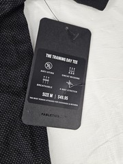 Fabletics Training Day Tee Shirt Men M Black New With Tags Stretch Breathable
